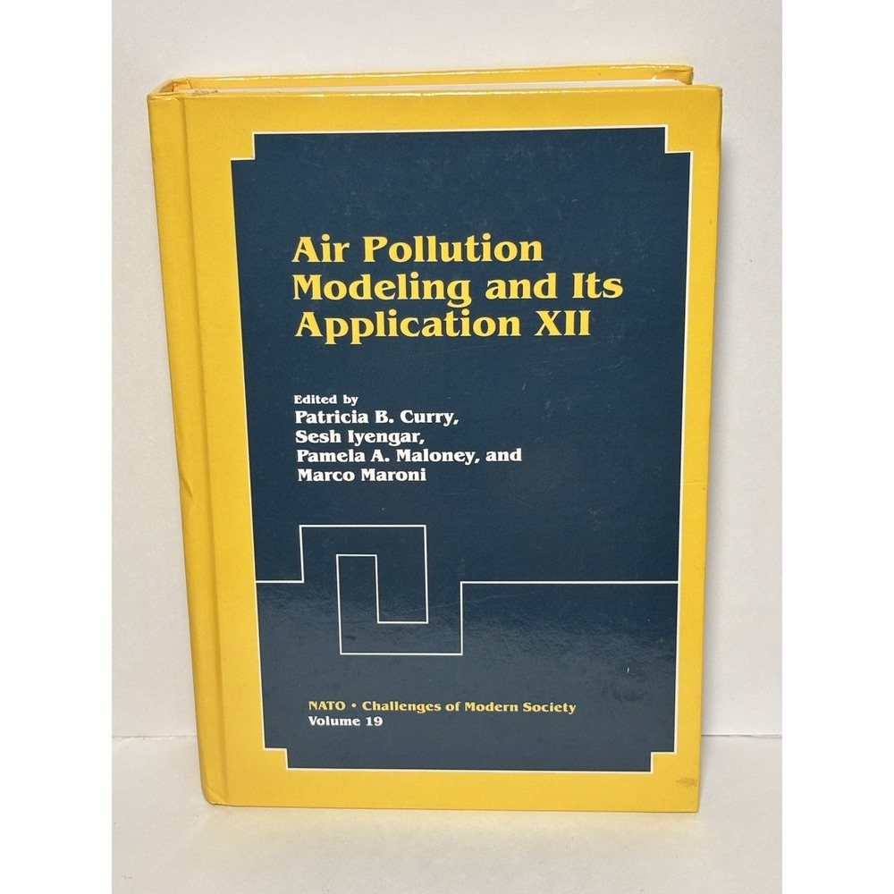Air Pollution Modeling and Its Application XII NATO CMS Vol 19 HC 1998 Book